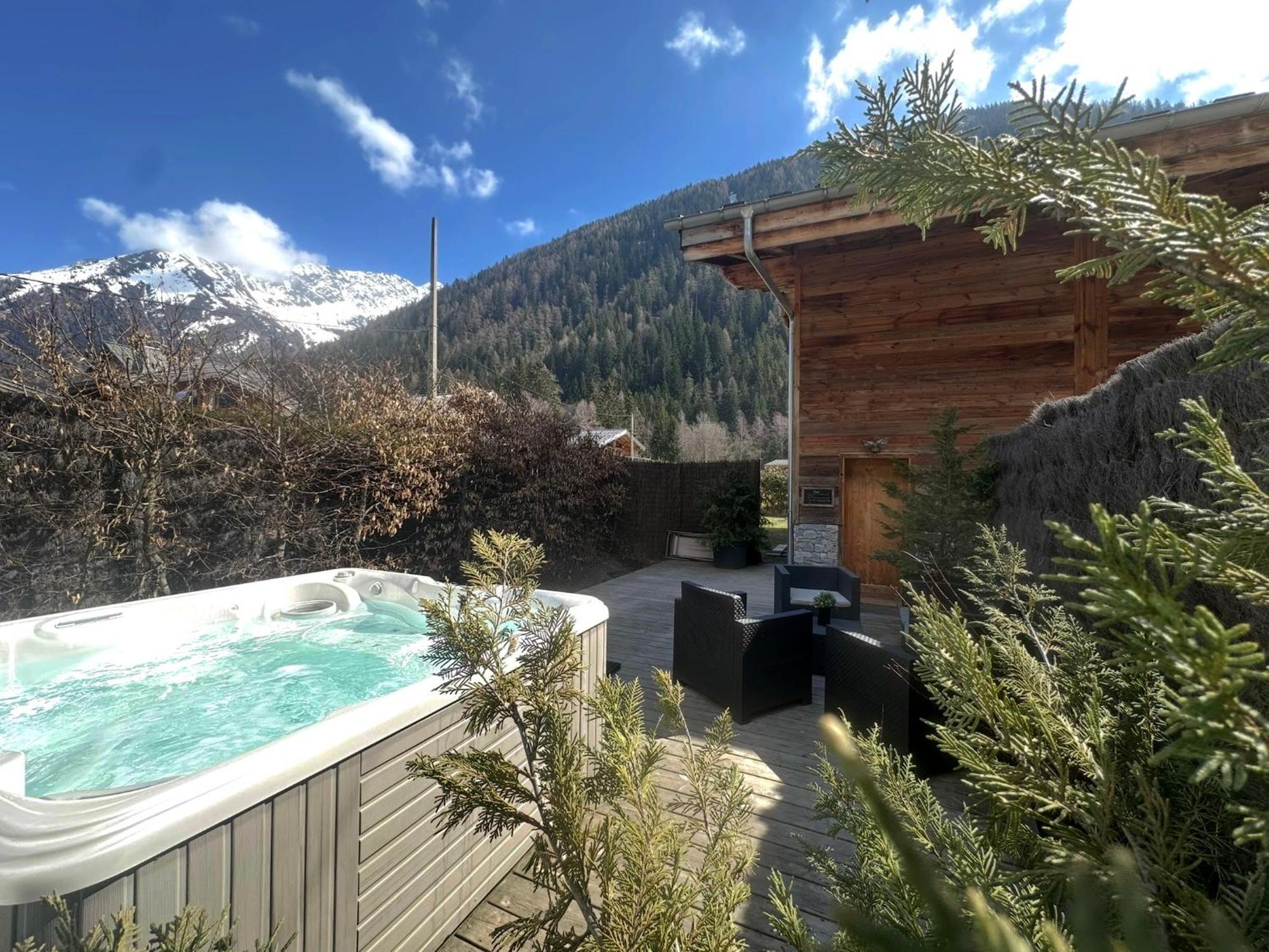Le Petit Nicolas, Jacuzzi, Vue Mont Blanc Chalé